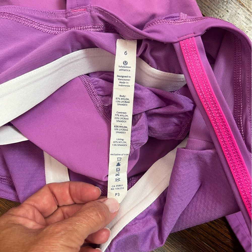 Lululemon Speed Up Tank Top 6 Purple Crush - Picture 9 of 11
